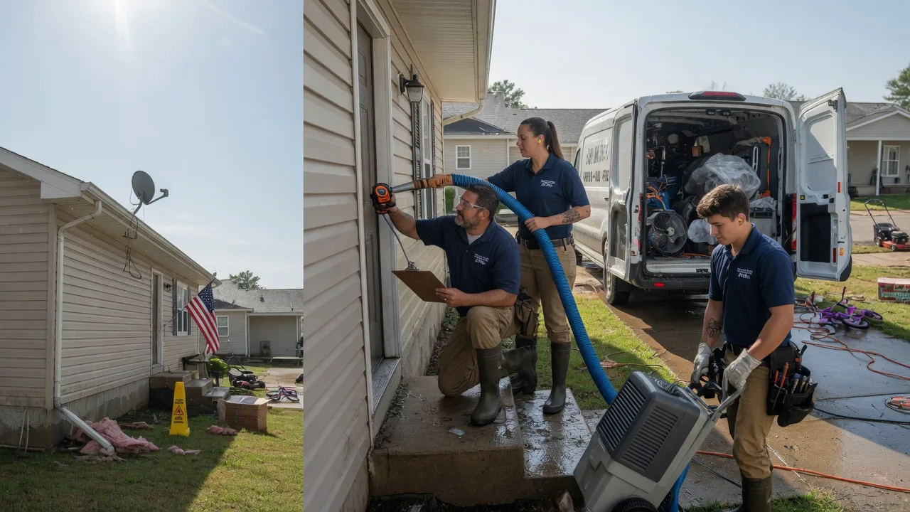 Ceiling Water Damage Restoration in Freetown, IN near me